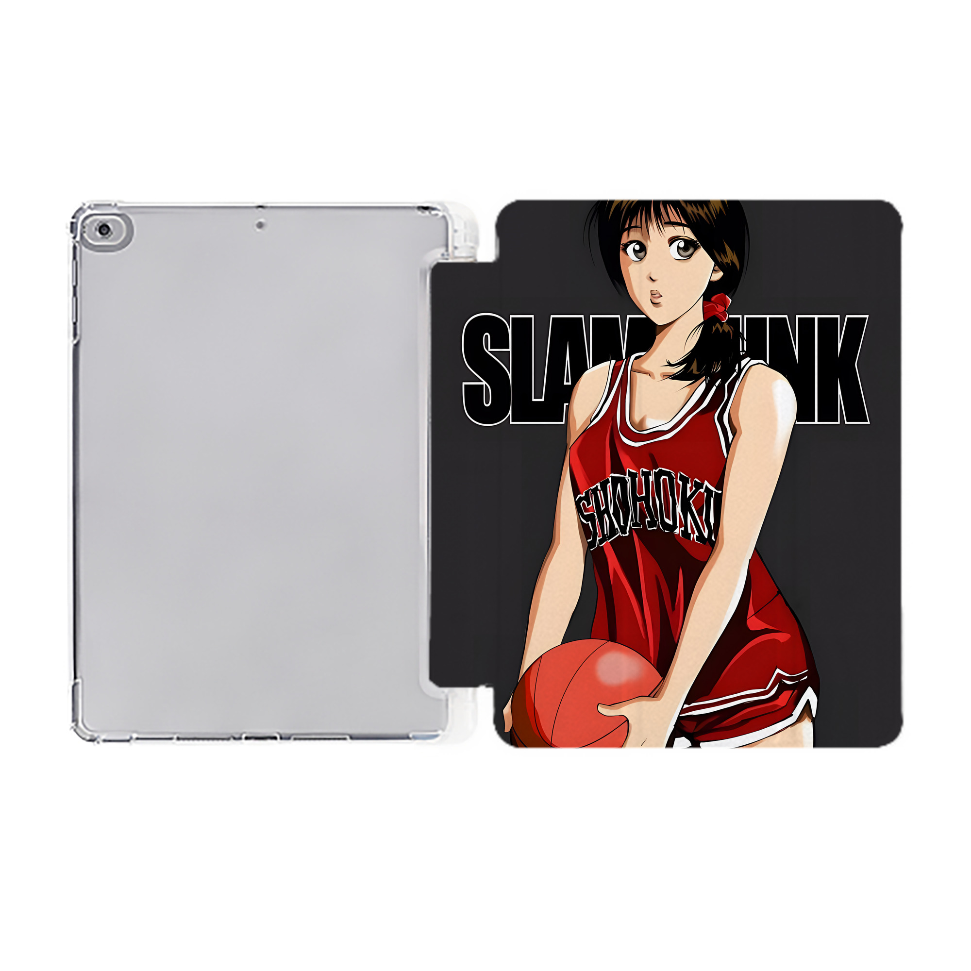 （画像用） SLAM DUNK／スラムダンク IPad ケース ペン収納付き 三つ折りスタンド PUレザー×シリコン 対応機種9.5/10.5/10.9インチ